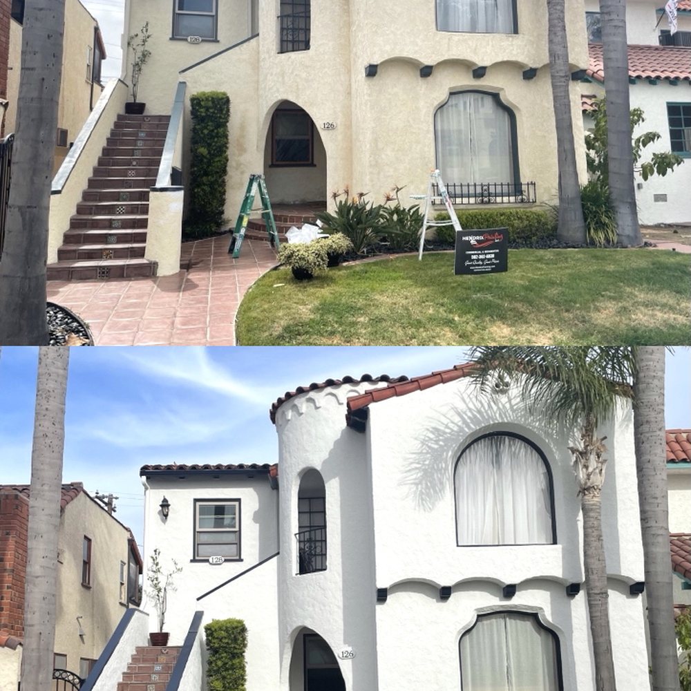 Spanish Duplex: Before and After - Hendrix Painting